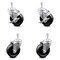 Service Caster 4 Inch Phenolic Wheel Swivel 3/8 Inch Threaded Stem Caster Brakes SCC, 2PK SCC-TS20S414-PHS-381615-2-TLB-2 - alternate 1